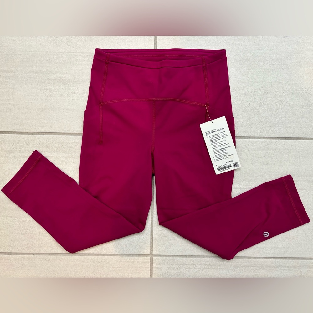 Lululemon Swift Speed HR Crop 21” Leggings NWT
